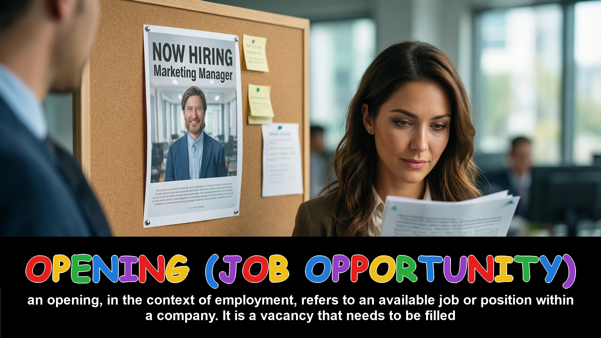 English Illustration for opening (job opportunity)